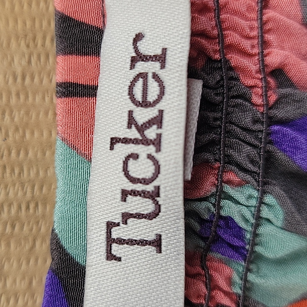 Tucker Brand Dress Size L 100% Silk - Picture 2 of 5